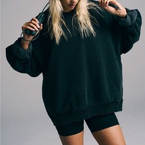 NWT: Free People All Star Pullover Solid Grey/Gris Rare & Discontinued Color